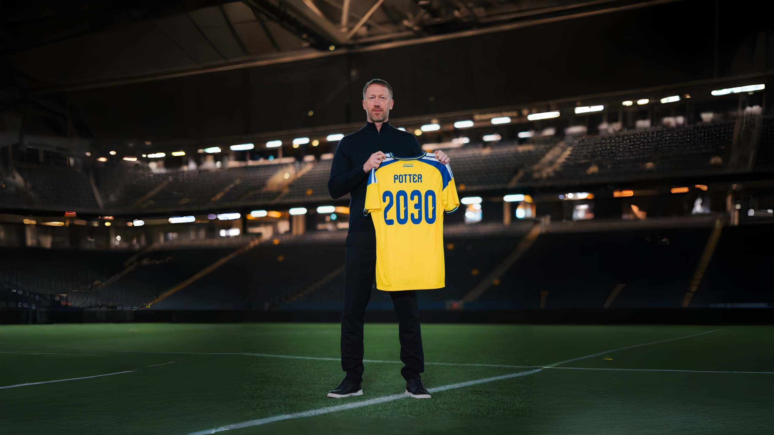 Kontrak Graham Potter Diperpanjang Swedia Hingga 2030